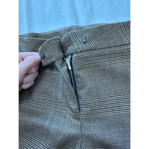 NWT Rag Bone Dress SlacksBeige Rebecca Plaid Size 6 - Picture 5 of 10